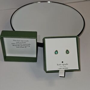 New! Gorgeous Green Kate Spade Earrings